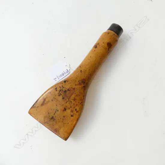 VICTORIAN WOODEN SAIL MAKERS SEAM RUBBER L.185mm