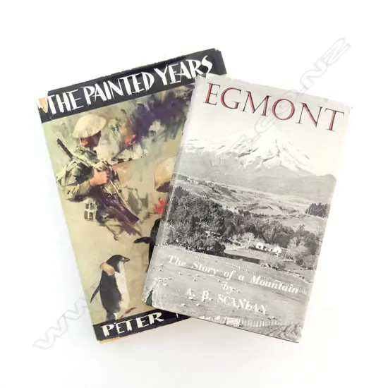 2 BOOKS: PETER McINTYRE 'The Painted Years' + ' EGMONT' by A.B. Scanlan