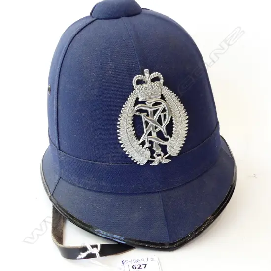 NZ POLICE BLUE HELMET ISSUED UNTIL 1995