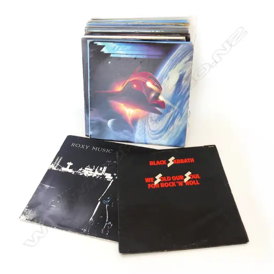 BAG ASST. RECORDS; BOB DYLAN, QUEEN, DIRE STRAITS ETC