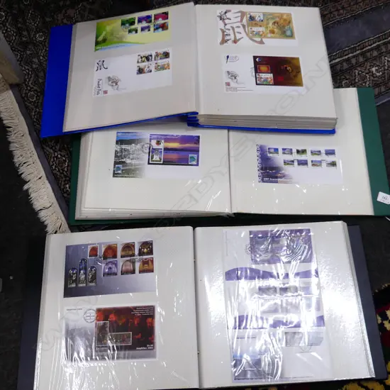 3 LG FIRST DAY COVER ALBUMS
