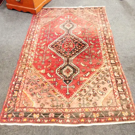 HAND KNOTTED WOOL PILE RUG 2050x1320mm