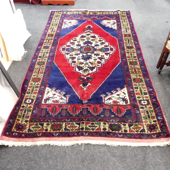 TURKISH hand knotted MEDALLION DESIGN DOWRY CARPET - ANATOLIA REGION 2500x1500mm