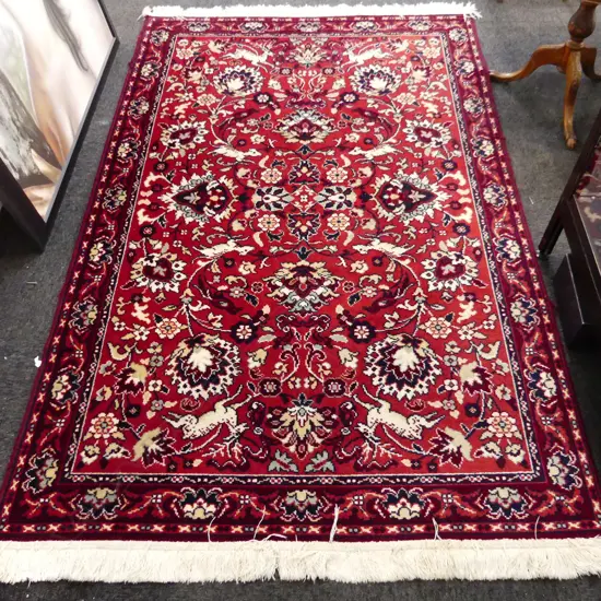 LG BREMWORTH PURE WOOL PILE TABRIZ MACHINED RUG 1370x2130mm
