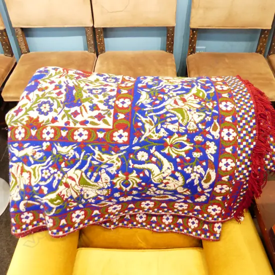 VERY LG DOUBLE SIDED MACHINED TAPESTRY - MIDDLE EASTERN DESIGN 1900x3300mm APPROX