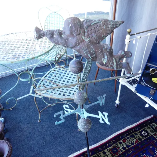 COPPER WEATHER VANE ANGEL 1M100MM