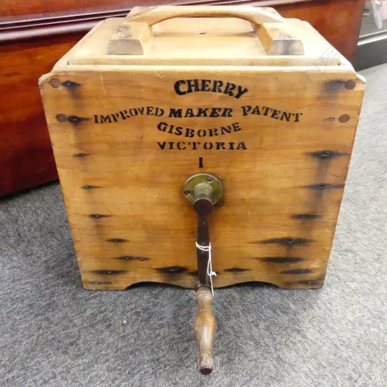 ANTIQUE WOODEN BUTTER CHURN H.390mm