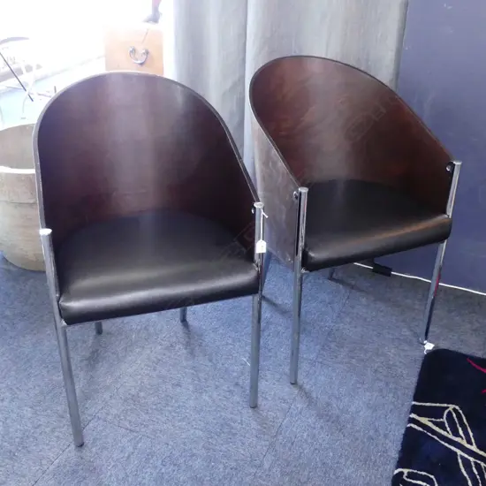 PR PHILLIPPE STARK 'COSTES' STYLE CHAIRS 535x600x855mm