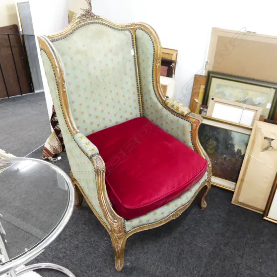 FRENCH WING BACK CHAIR