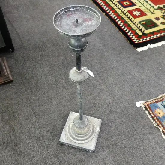 RUSTIC METAL CANDLE HOLDER H.755mm