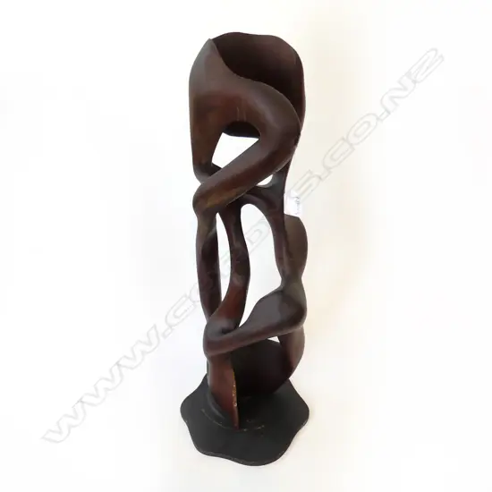 ABSTRACT WOODEN CARVING H.720mm - FAULTED