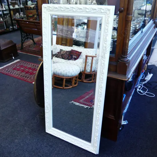 LG DRESSING MIRROR, WHITE FRAME 1250x600mm