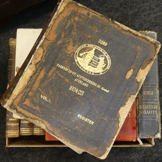 8 VINTAGE VOLS., REGISTRATION OF SHIPPING & WONDERFUL LONDON