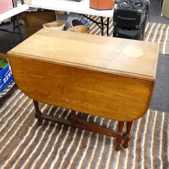 OAK GATELEG TABLE 990x525x760mm