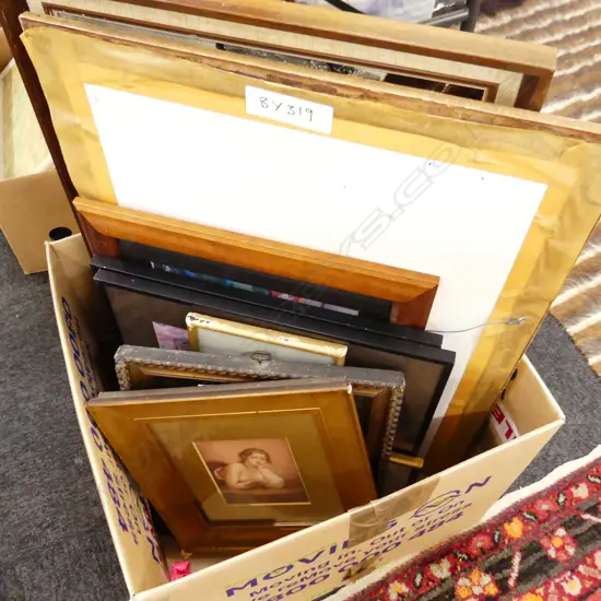 BOX LOT ASST. ARTWORKS