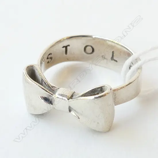 STOLEN GIRLFRIENDS SILVER RING SIZE O