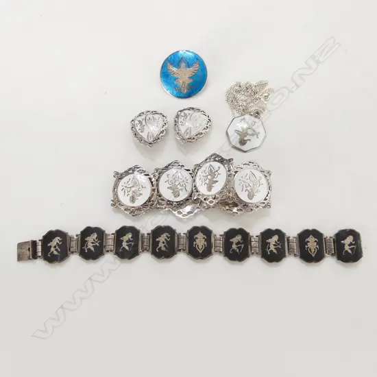 BAG LOT THAI S/SILVER JEWLERY 115GMS