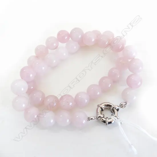 ROSE QUARTZ BEADS NECKLACE