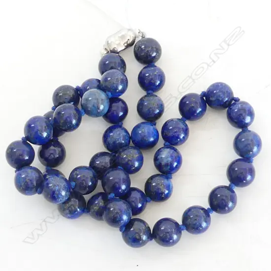 LAPIS BEADS NECKLACE