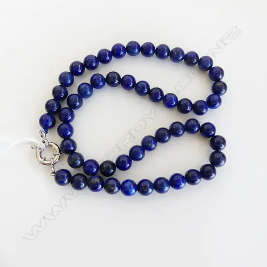 LAPIS LAZULI BEAD NECKLACE
