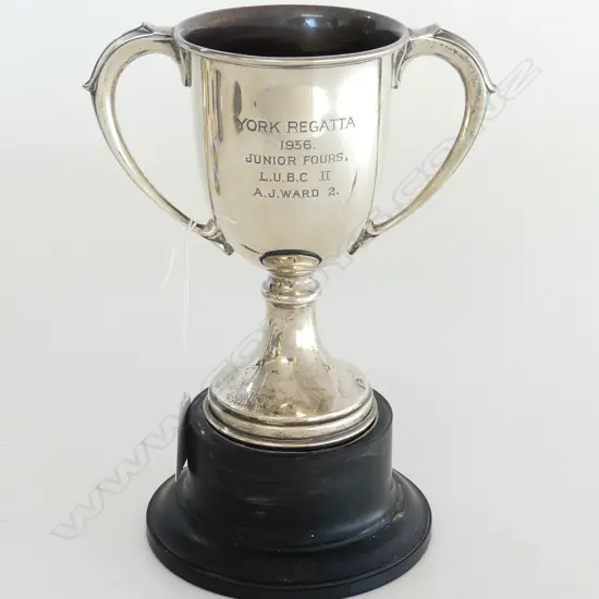 STG SILVER YORK REGATTA TROPHY B'HAM 1935 295gm