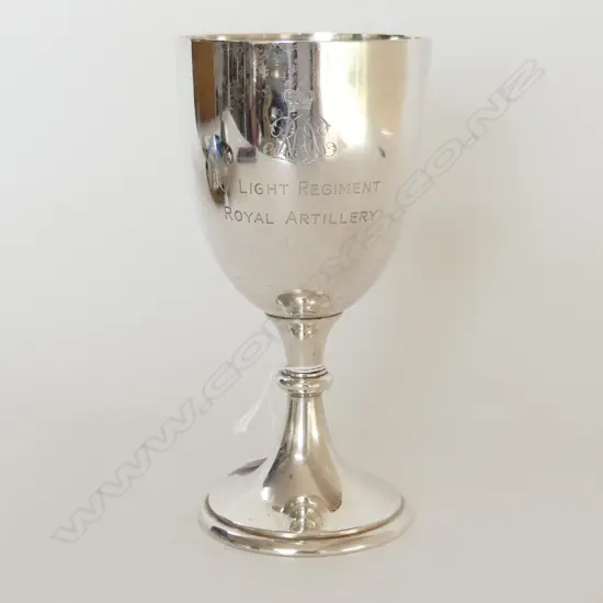 S/SILVER TROPHY ARTILLERY CUP 338GRMS H170MM