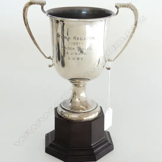 STG SILVER YORK REGATTA TROPHY B'HAM 1936 183gm