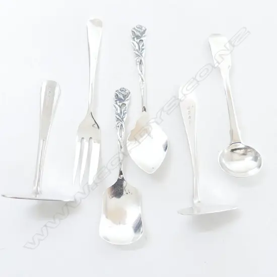 6 PCES STG SILVER CUTLERY 91gm