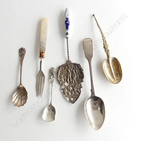 6 PCES ASST. SILVER CUTLERY 101gm