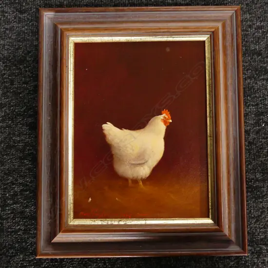 BEV TAYLOR 'SNOW WHITE' OIL ON BOARD '95 195x150mm