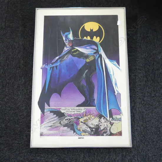 BATMAN POSTER PRINT 1977 DC COMICS 900 X 585mm