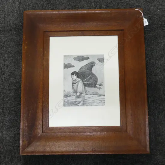 GRAHAM PERCY 'THE NEW ZEALAND ARTIST ABROAD' BOOK PLATE PRINT 2003 245x195mm