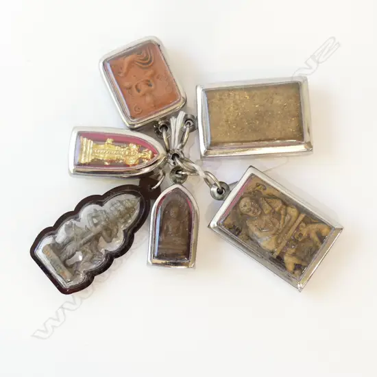 6 THAI AMULETS