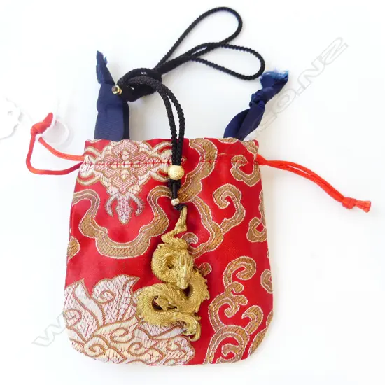 CHINESE BRONZE? DRAGON PENDANT