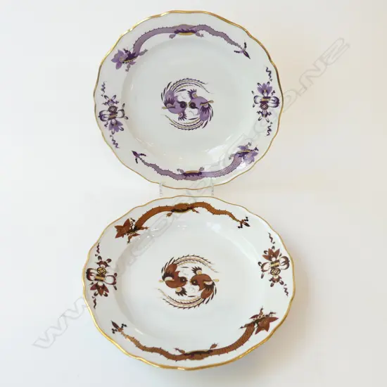 PR MEISSEN PLATES 250mm dia