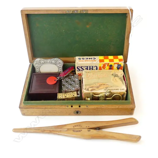 OAK BOX L.300mm + ASST. CONTENTS