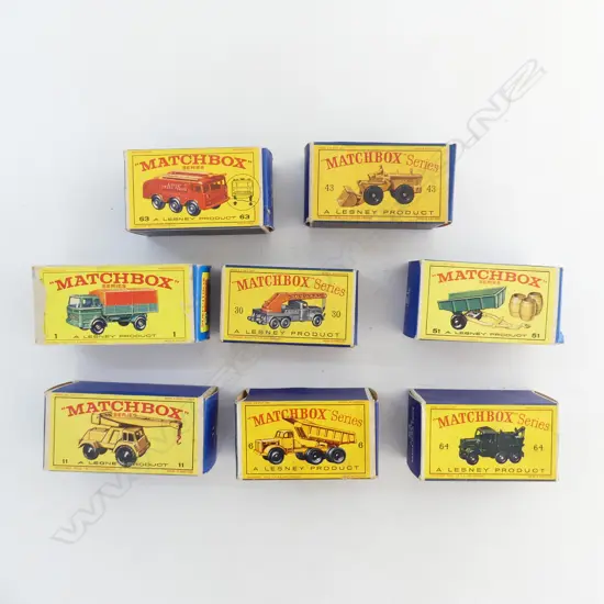 8 ASST. LESNEY MATCHBOX CARS