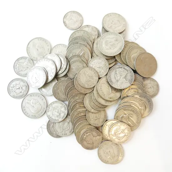 27 NZ 2 SHILLINGS 49 NZ I SHILLINGS MOSTLY 30S TO 40S