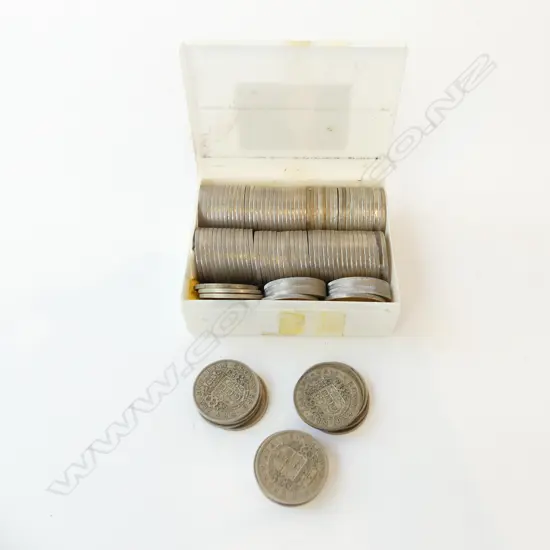 NZ HALF CROWNS 122 VARIOUS DATES