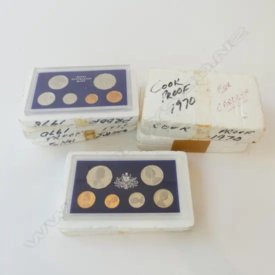 5 AUSSIE PROOF SETS