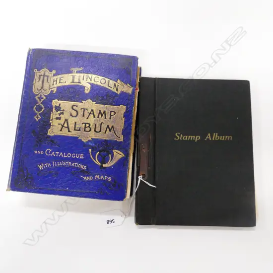 2 OLDER WORLD STAMP ALBUMS