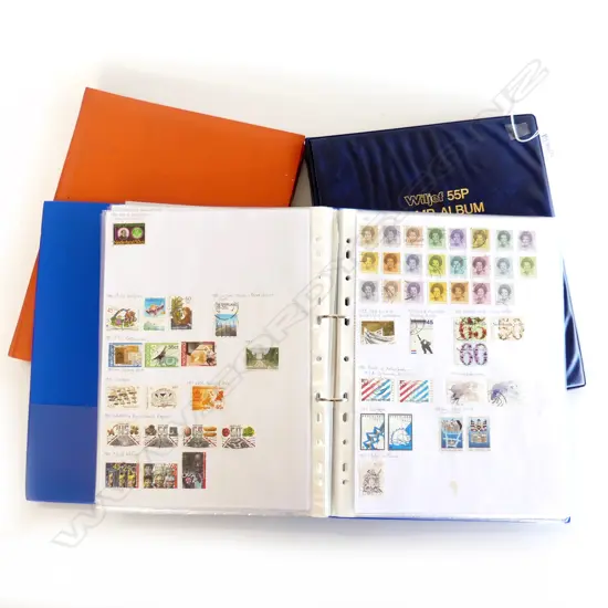 3 WORLD STAMP ALBUM FOLDERS