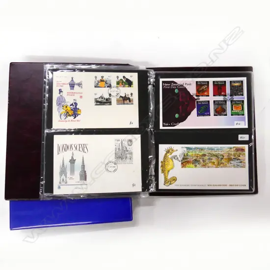 2 ALBUMS NZ STAMPS & FIRST DAY COVERS