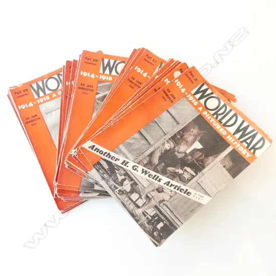 42 WWI PERIOD MAGAZINES