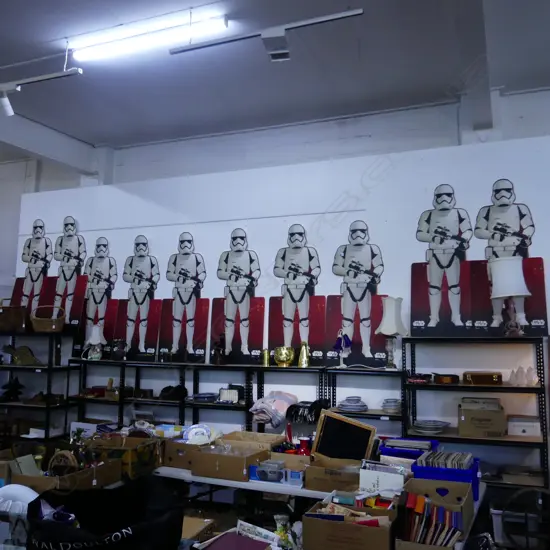 10 STAR WARS LIFE SIZE  STORM TROOPERS [CORFLUTE CUTOUTS]