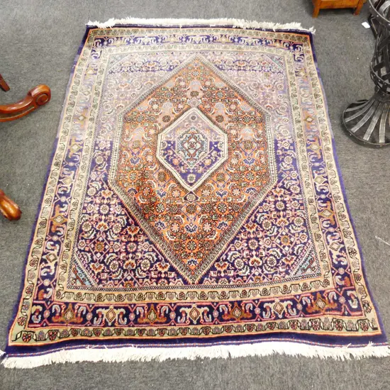 HAND KNOTTED WOOL PILE RUG 1650x1200mm