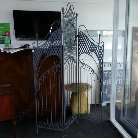 VINTAGE CAST IRON ROOM DIVIDER H.2000mm