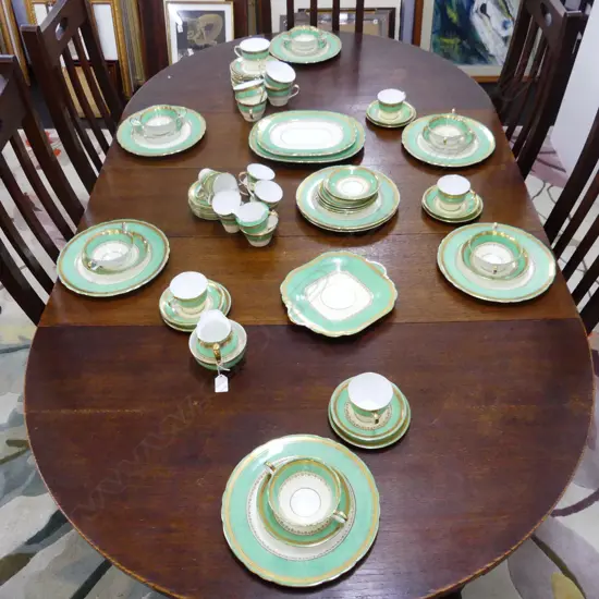 LARGE PART DINNER & TEA SERVICE AYNSLEY CHINA DURHAM PAT