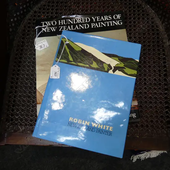 2 NZ ART BOOKS ROBIN WHITE & 'TWO HUNDRED YEARS OF NZ ART '