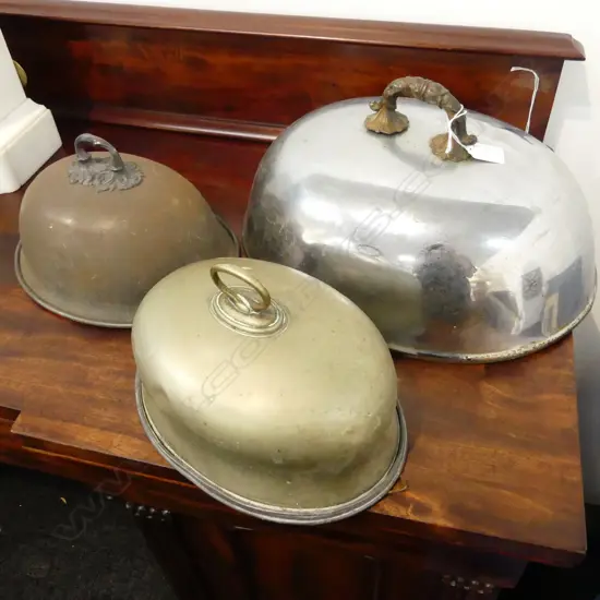 3 ASST. FOOD DOMES W.400mm